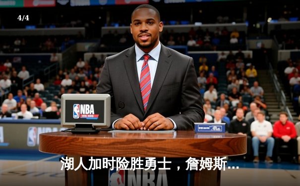 湖人加时险胜勇士，詹姆斯三双库里空砍50分，西部半决赛战至2-2平 - 4
